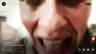 PERVERSE FAMILY LIVE - Anal Stretching With Massive Dildo