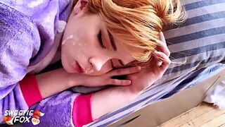 Babe Blowjob and Hard Pussy Fuck in the Morning POV - Facial in the Kigurumi