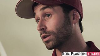 Hot blonde (Kayden Kross) fucks the pizza boy - Digital Playground