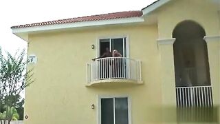 couple fuck hard on a balcony - deepestdesire.net