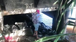 Cumming in the girlfriend's mouth