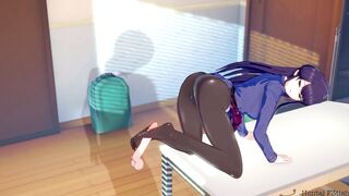 Komi Gives Pleasure By Feet Only