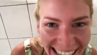 Radekos catches a bitch on the pool that blows it in the cab