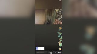 Girl shows big boobs on periscope