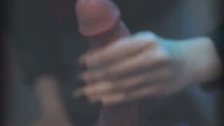 Teacher accidentally saw and say nothing when bad boy lets classmate suck his dick and then cums on her face
