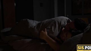 SISPORN. Attractive chick forgets about nightmare using stepbros dick