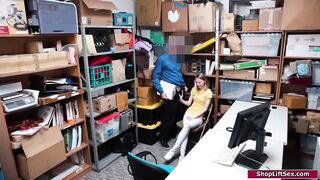 Officer dominates petite russian thief