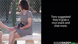 Big Titty Teen Lets SugarDaddy Fuck For A Purse