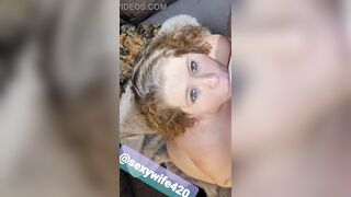 Sucking him and then he fucked me doggystyle!