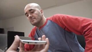 Redhead Attenya's porn debut with a GIANT DICK