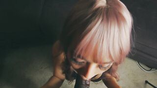 DREAMY BLOWJOB MAKES ME CUM 2 TIMES IN A ROW IN HER MOUTH (POV) -RosaKim-