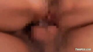 In Skirt Sucking Cocks Fucked By 2 Guys On The Bed
