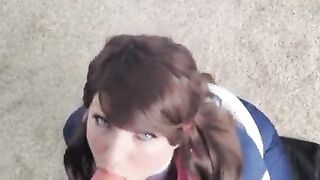 Cosplay Babe Blowjob