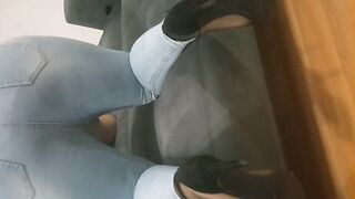 Turkish girl in jeans is pretty hot