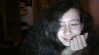 Curly hair French nude show