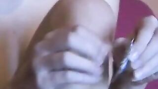 Bulgarian insertion objects and phone in pussy