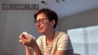 Crying and nose blowing fetish