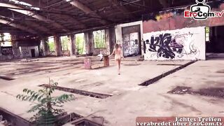 German agent make Userdate with natural tits tourist teen