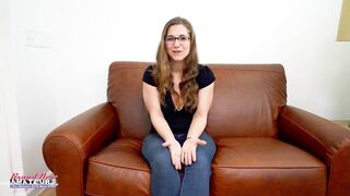 Amateur Mom Sucks Cock and Rims Ass on Casting Couch