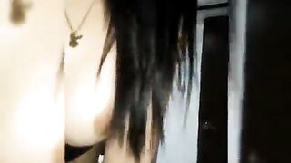 With my boyfriend and we ended up making love to **** his milk