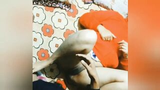 Desi Bangla collage couple fucking on Valentine's Day. Desi girl looking beautiful in red dress with red lipstick
