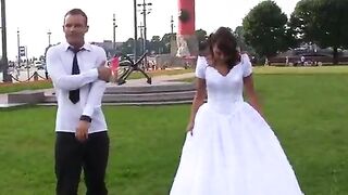 Bride sharing with best friends