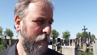 Old man Pavel Terrier fucks young lady outdoors
