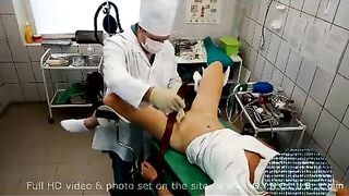 Orgasm on the gynecological chair