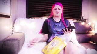 Liddy Tyler Convinces Stepbrother to be a Cock on her Cam Show!