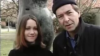 Young babe & older man homemade fun