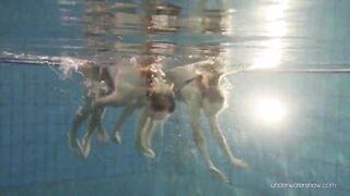 Duna and Nastya horny underwater lesbians