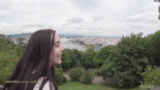 step Father and Show Sexy Latina with a Sweet, Round Booty a Side of Budapest She Has Never Seen Before!