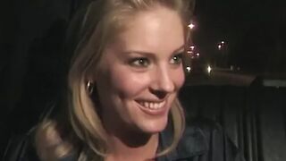 Gorgeous cutie likes it when she spreads her legs and gets her pink cunt licked
