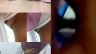 cikgu dina tudung kena main