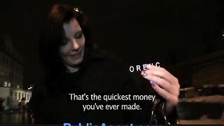 PublicAgent Cheating Alice Takes my Cum in her mouth