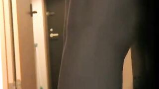 Japanese wife flashing delivery guy 6
