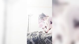 Little Cannelle Fuck Herself hard with dildo for Daddy