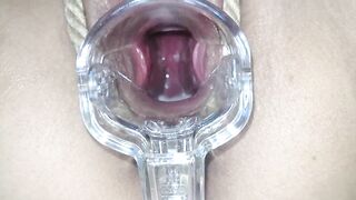 What does look like inside her pussy