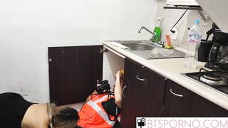 Construction worker hardcore fuck with big tit Latina