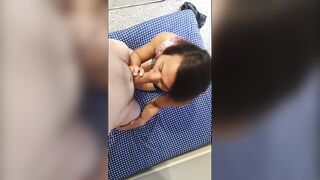 Sexy Filipino 'KimberLee' sucking Jakes, hard 9inch dick before taking a deep driling!!!