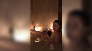 Turkish girl on bath