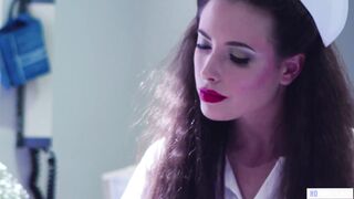 Strange Hospital With Lesbian Nurses and Doctors - Whitney Wright, Casey Calvert, Ryan Keely and Sarah Vandella