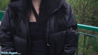 Public Agent Alyssa Bounty Basement Anal Fuck After Hitchhiking