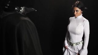 Arriany Calleste HOT Leia Cosplay Striptease