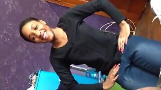 Young lady scared to suck dick