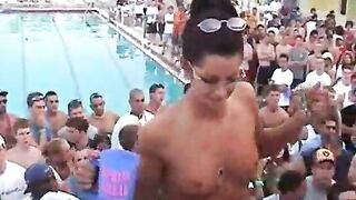 Topless Spring Break Dancing