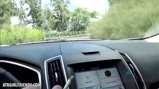 You finger fuck Sky in the car (POV Style)