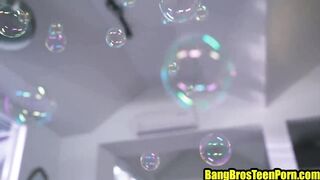 Tiny asian gets caught messing around - teen porn