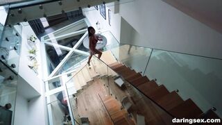 Fuck doll loves to be strangled by her lover and fucked hard