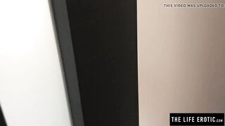 Girl masturbates for creepy home intruder